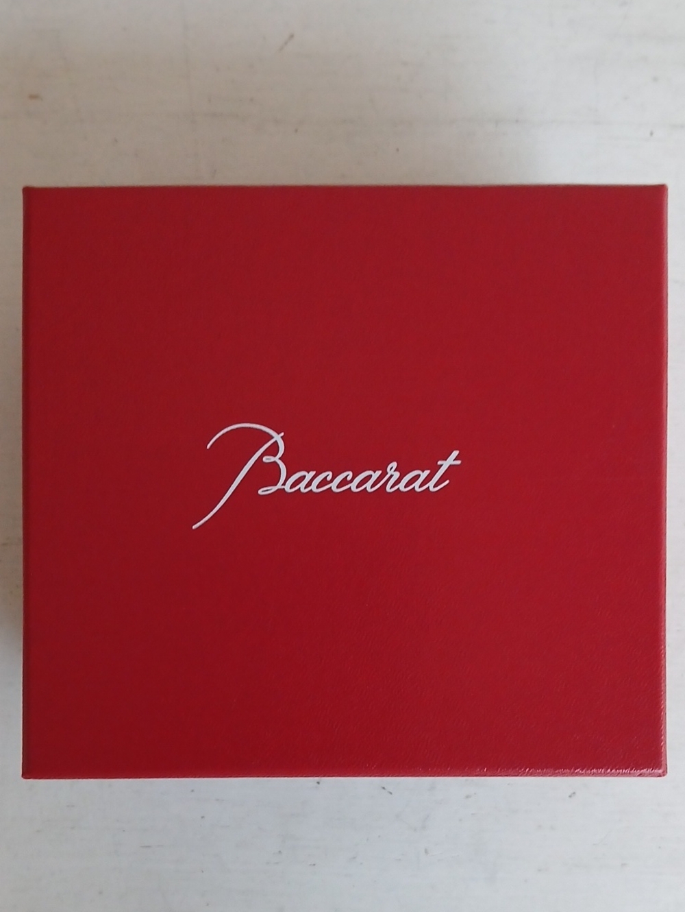 Red Baccarat Gift Box